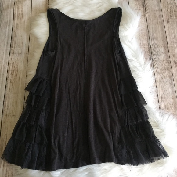 Anthropologie Lilka Gray Ruffle Tank - Picture 5 of 5